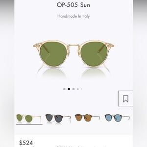 Oliver People Buff-gold sunglasses
